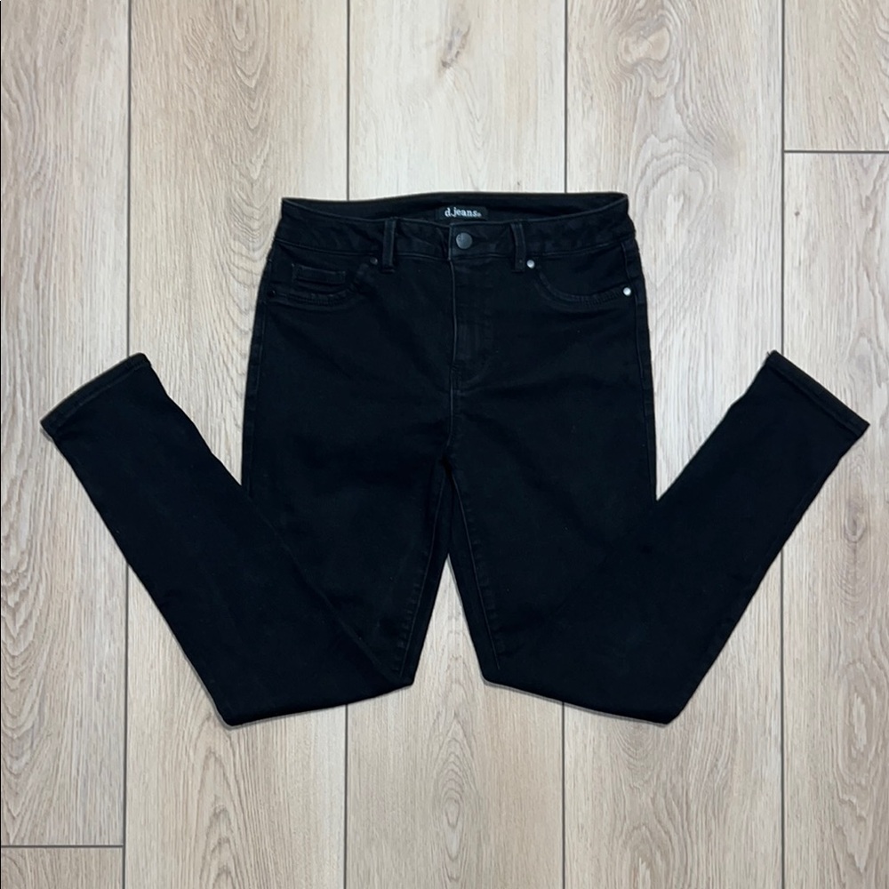 d. jeans Black Skinny Mid-Rise Denim Size US 6